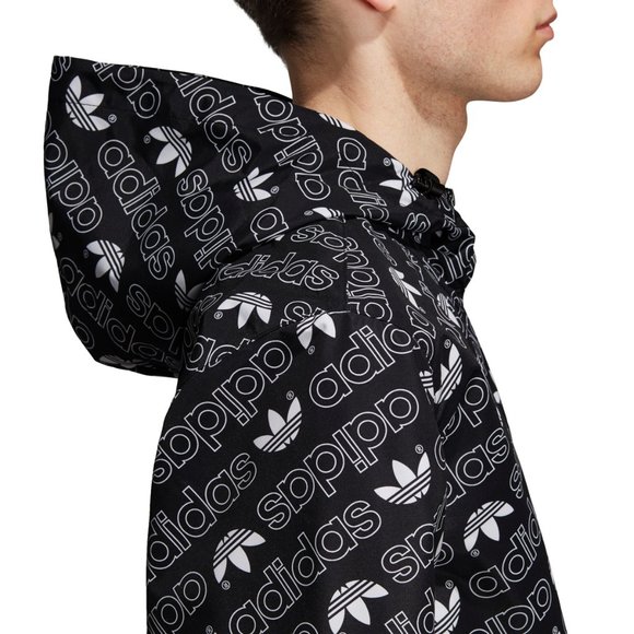 Adidas Originals Trefoil Monogram Windbreaker - Picture 10 of 14